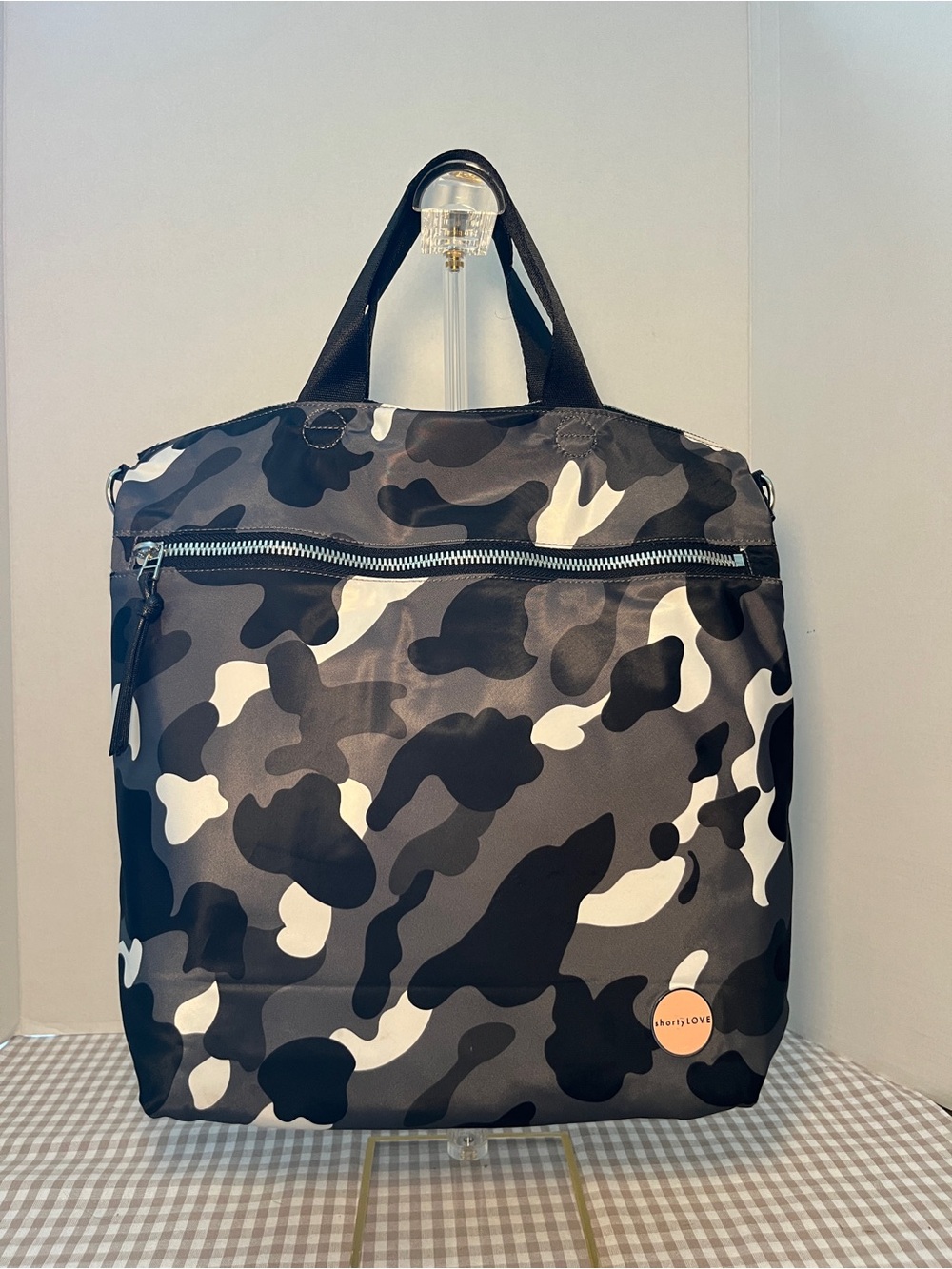 shortyLove Wonder Large Crossbody In Retired Camo Pattern with Crossbody Strap